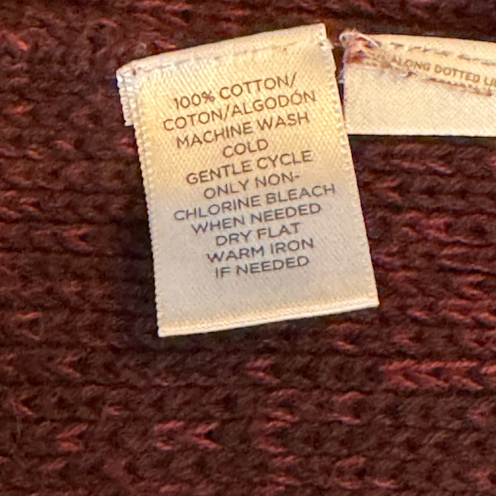LOFT Deep Burgundy Crew Neck Sweater - Picture 6 of 6